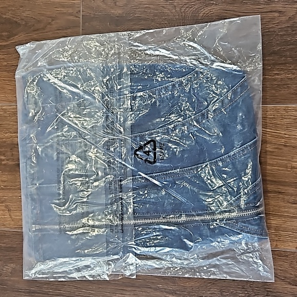 TRUE RELIGION DENIM ZIP MINI BODYCON DRESS SIZE M COLOR DARK WASH - Picture 14 of 14